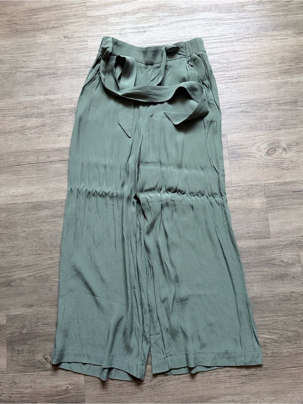 Wilfred Sage Green Wide-Leg Skirt